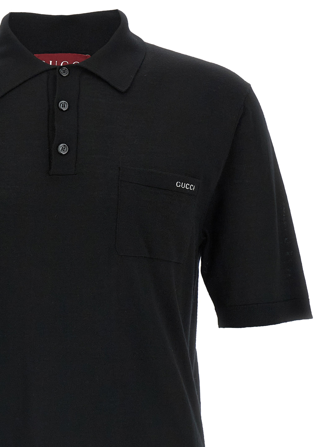 Gucci Intarsio Gucci Polo - Nero | 64fa94213e5cc7316b2f58350f87ea1196cad873