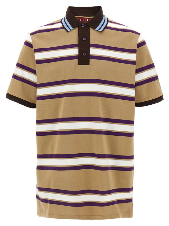 Embossed Logo Shirt Polo Multicolor