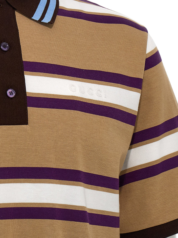 Gucci Embossed Logo  Shirt Polo - Multicolor | 703cd7809e9ae4e628193580679919408967477f