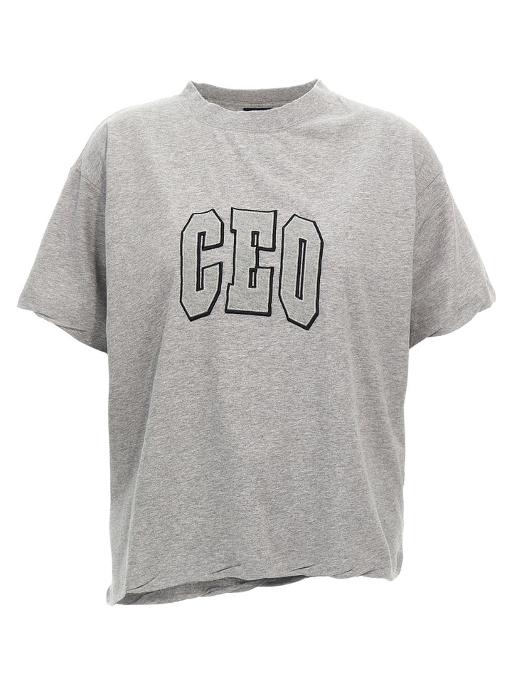 Balenciaga Ceo Team Logo T shirt - Grigio | bd86dd4c6d44572fdac4146bcdbcb416be0da809