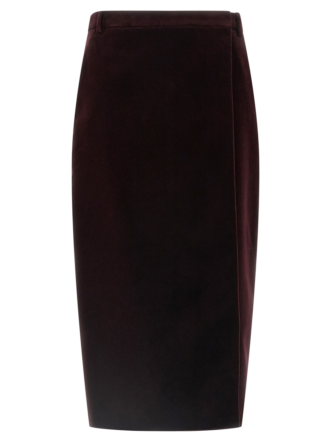 Saint Laurent Velvet Skirt Gonne - Bordeaux | 0c3997d3d5494f48250af2de59051203606a8432