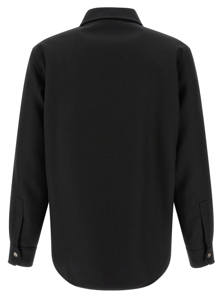 Gucci Wool Overshirt Puffer Jackets - Nero | f2d605b91bca687e389526ba12136757be8a9c9f