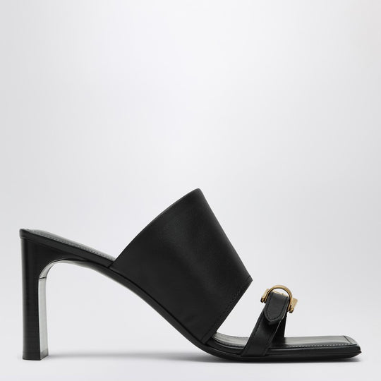 Black Leather Bel Air Sandals