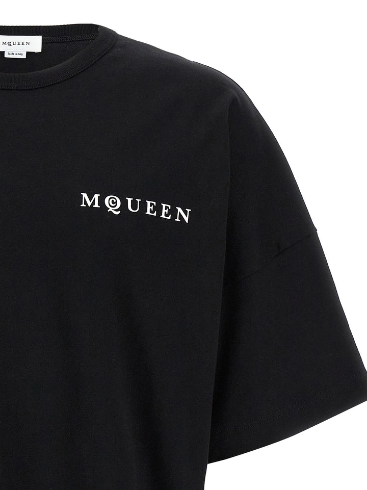 Mcqueen Mcqueen T shirt - Bianco/Nero | 98cd12daed2a9f032df1535c593c9f722feca8b2