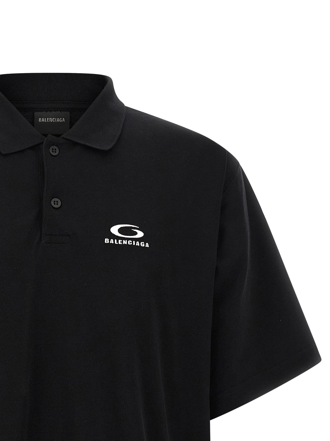 Balenciaga Laurel Classic Polo - Nero | 63b9ae0f3c60c5eb986680882d752aa355232590