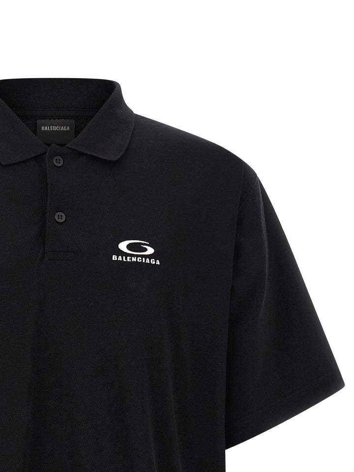 Balenciaga Laurel Classic Polo - Nero | 63b9ae0f3c60c5eb986680882d752aa355232590