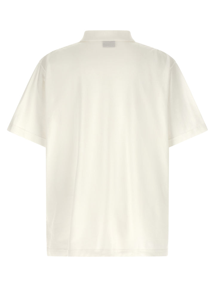 Balenciaga Laurel Classic Polo - Bianco | f192201c2aefec53a477041bf182f94284845105