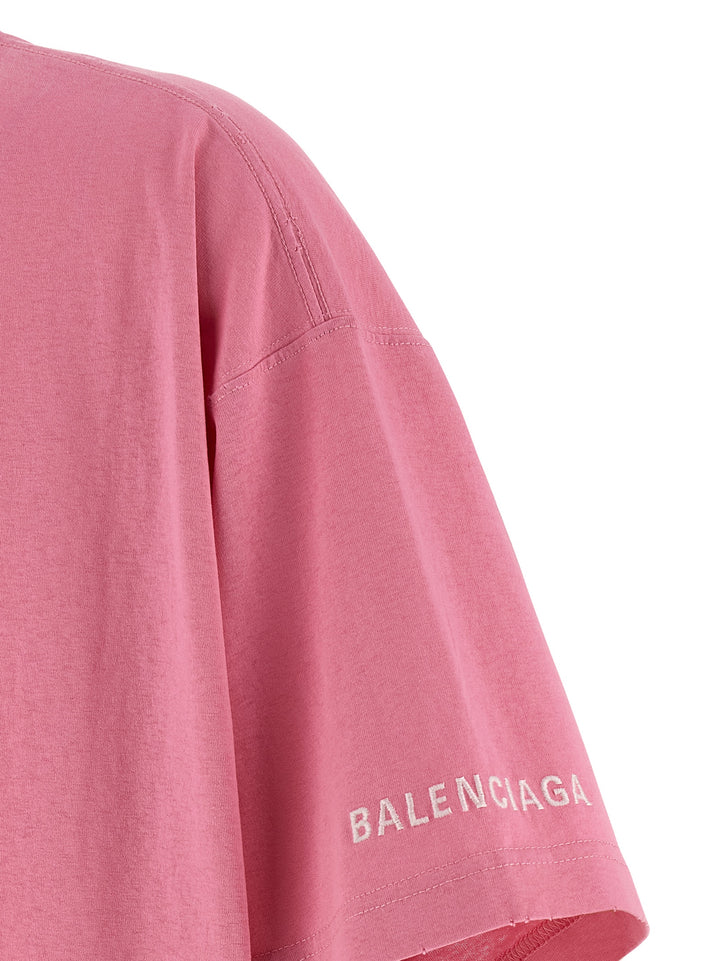 Balenciaga Vip Team T shirt - Rosa | 841d12e049614caf9e1f1def37dd10cc81bff610