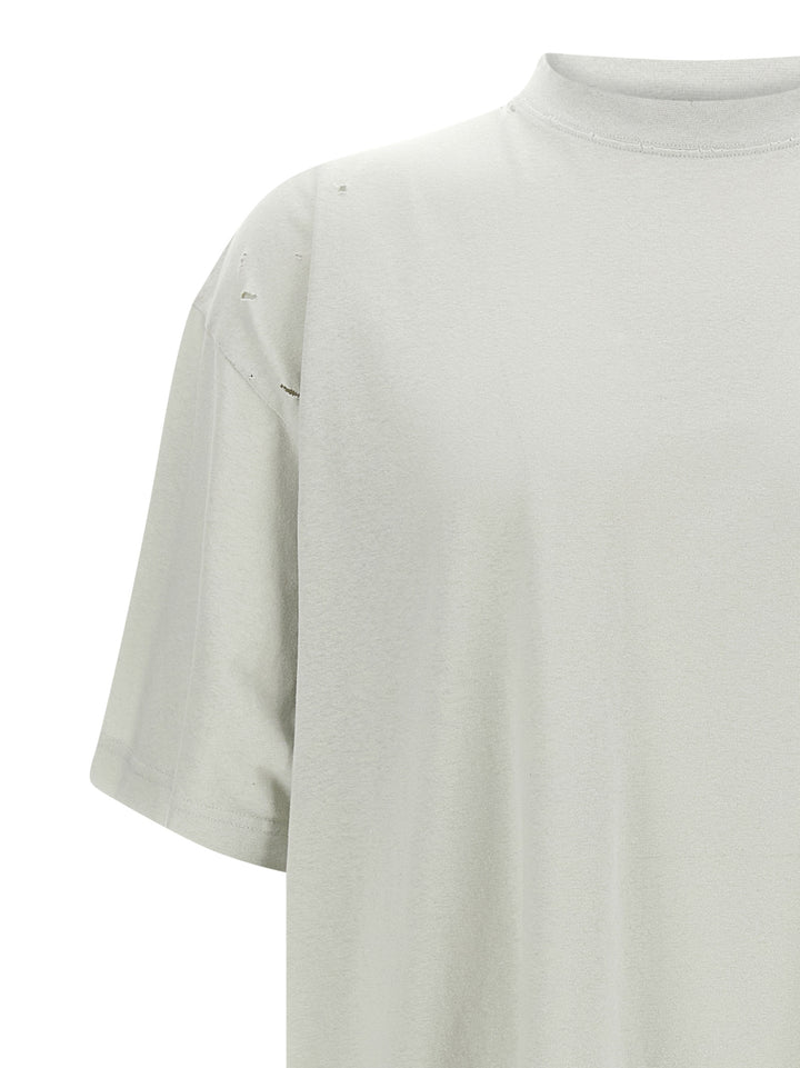 Balenciaga Blackletter Script T shirt - Beige | a94c463983d7be0050ffcc127683d03f99fe005b