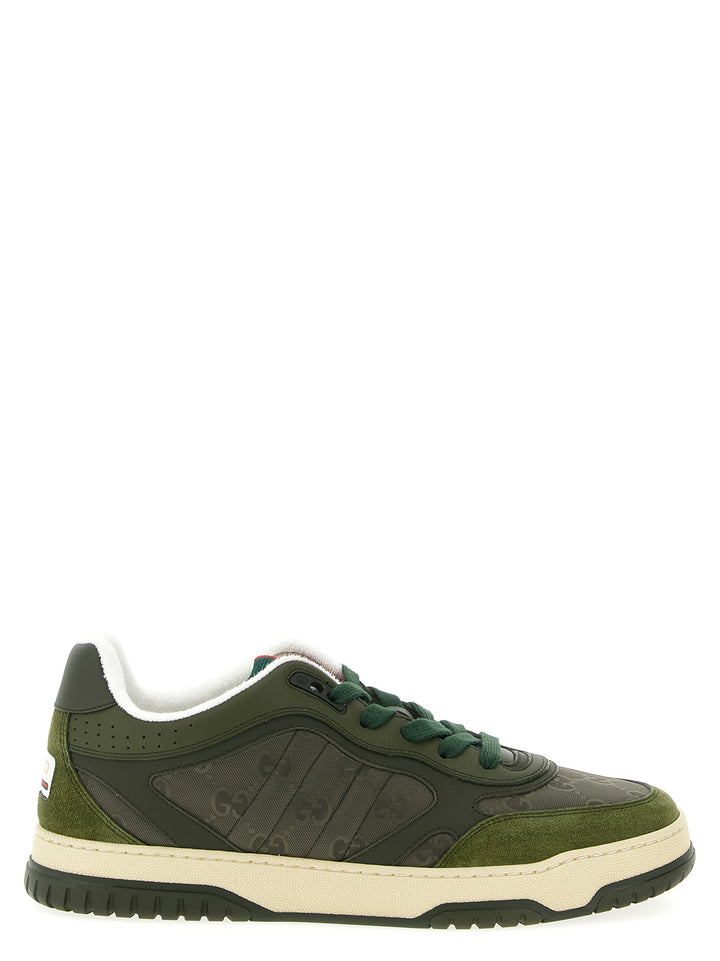 Gucci Gucci Re-Web Sneakers - Verde | 020030a414b10c58c718e20dbe93c8487d12bf07
