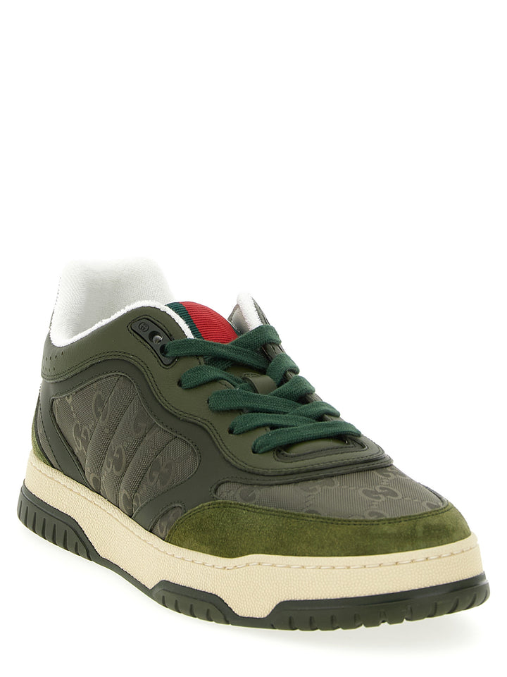 Gucci Gucci Re-Web Sneakers - Verde | 109c4513ff56328e4dc6efaa456447227dc7f831