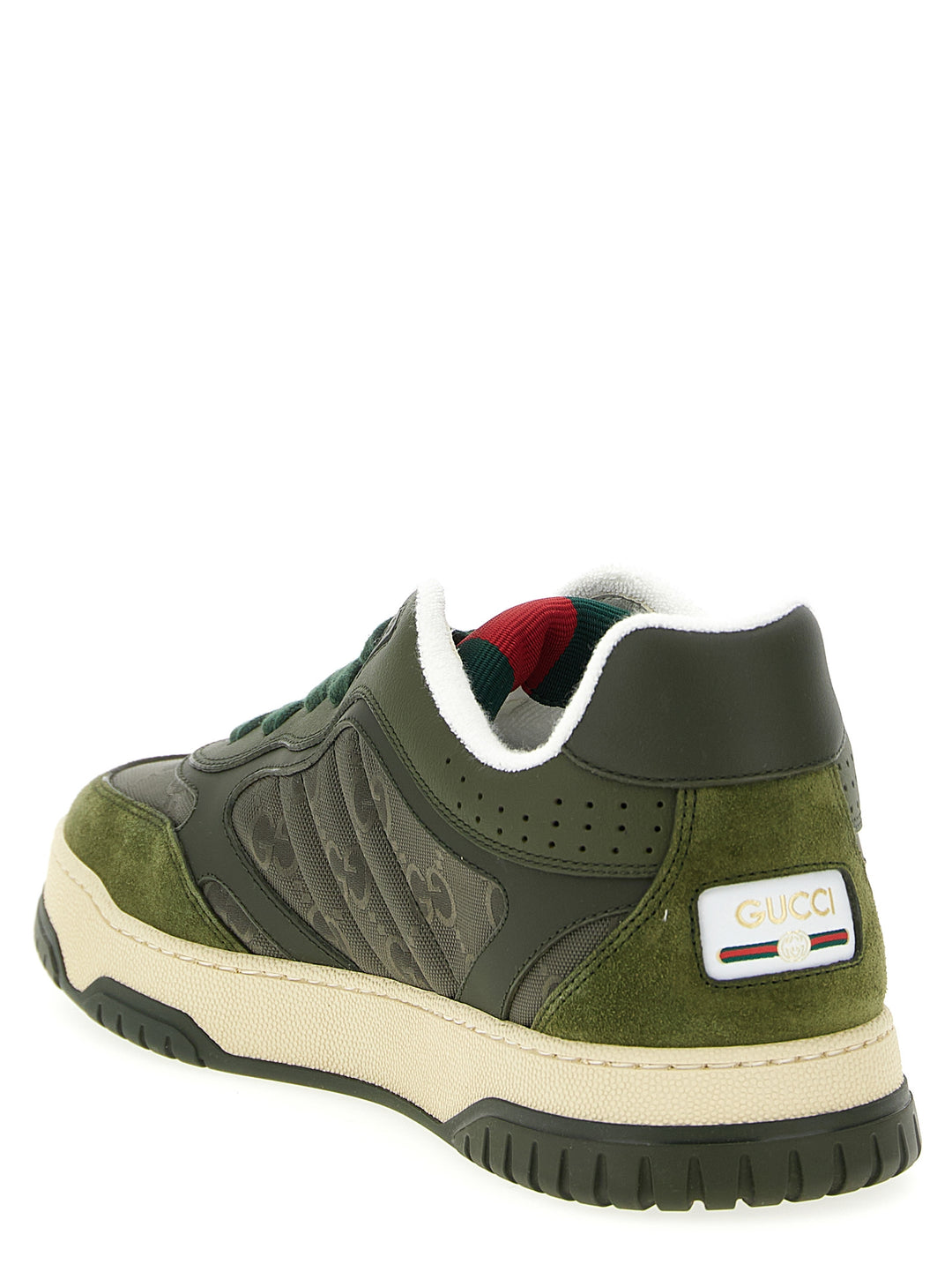 Gucci Gucci Re-Web Sneakers - Verde | 3da28ff1a73958fc34c352d7b2b05723f0c928a7