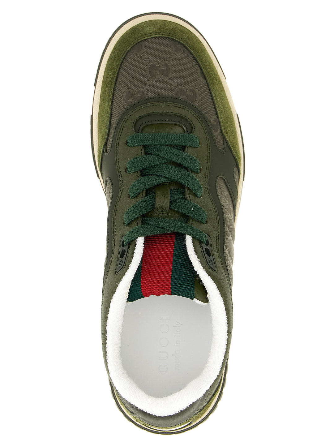 Gucci Gucci Re-Web Sneakers - Verde | fdf3ab16f8f42d4e972e0eadfd69fe5fa03db4cc