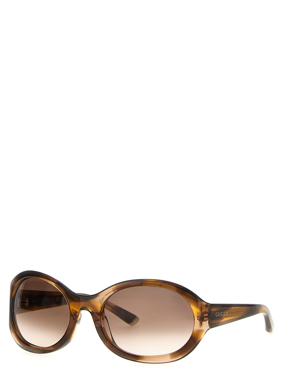 Gucci Round Occhiali da Sole - Marrone | a09fefd7336baecfb80eacf276a5c67342a86b50