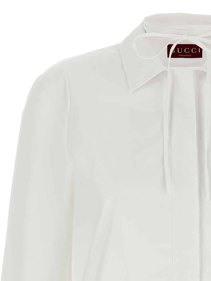 Gucci Horsebit Shirt Camicie - Bianco | 0ae02a25fbfc0a67324449a43aeef3791463639d
