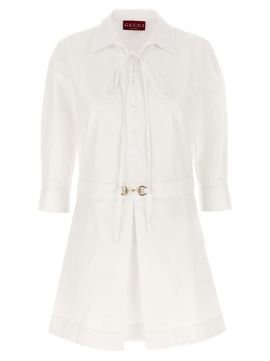 Morsetto Chemisier Dress Abiti Bianco