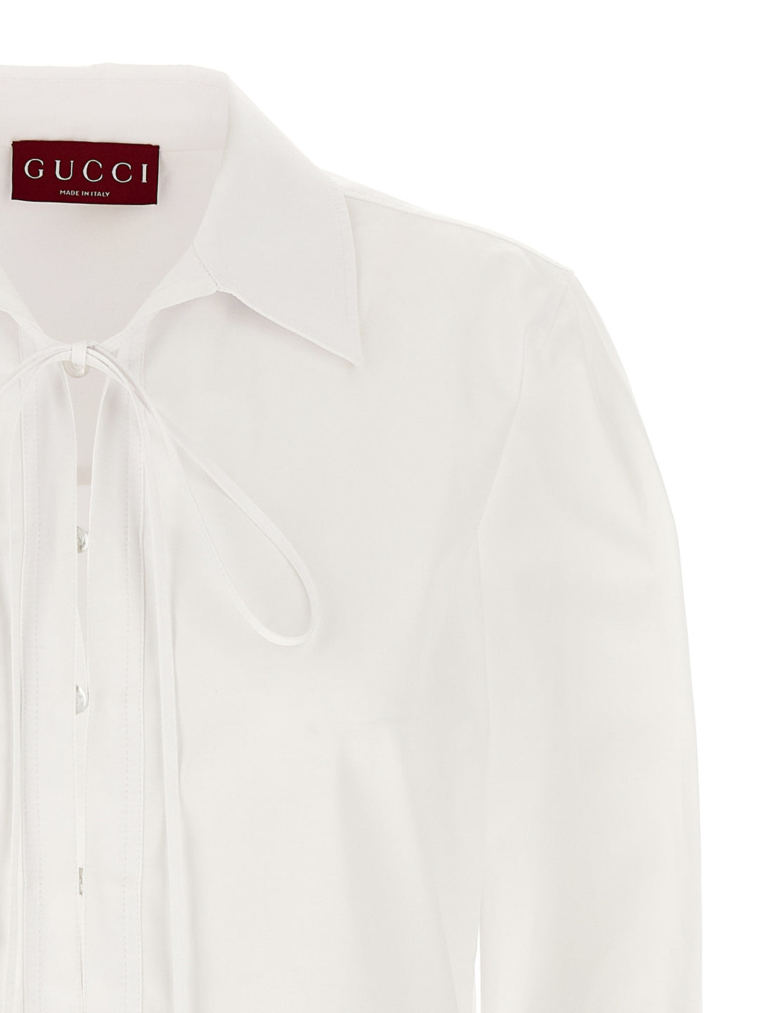 Gucci Morsetto Chemisier Dress Abiti - Bianco | 0608a707634b30603e70c5056254b0357c1ce9c7