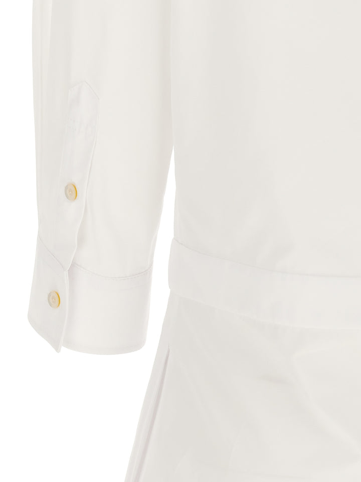 Gucci Morsetto Chemisier Dress Abiti - Bianco | 52665cae90e2c446f655ecd2729d2929a7f83ab3