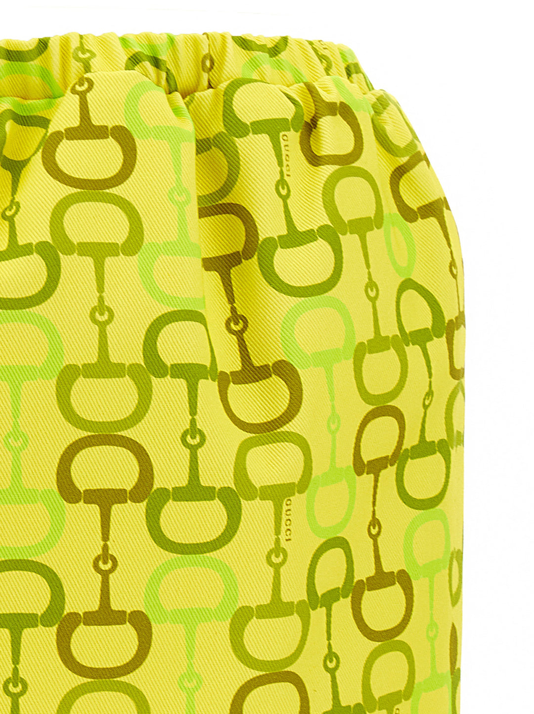 Gucci Horsebit Print Skirt Gonne - Giallo | 9fd6e5ac0145e5dec1f2da4d55509d9a28c003d9