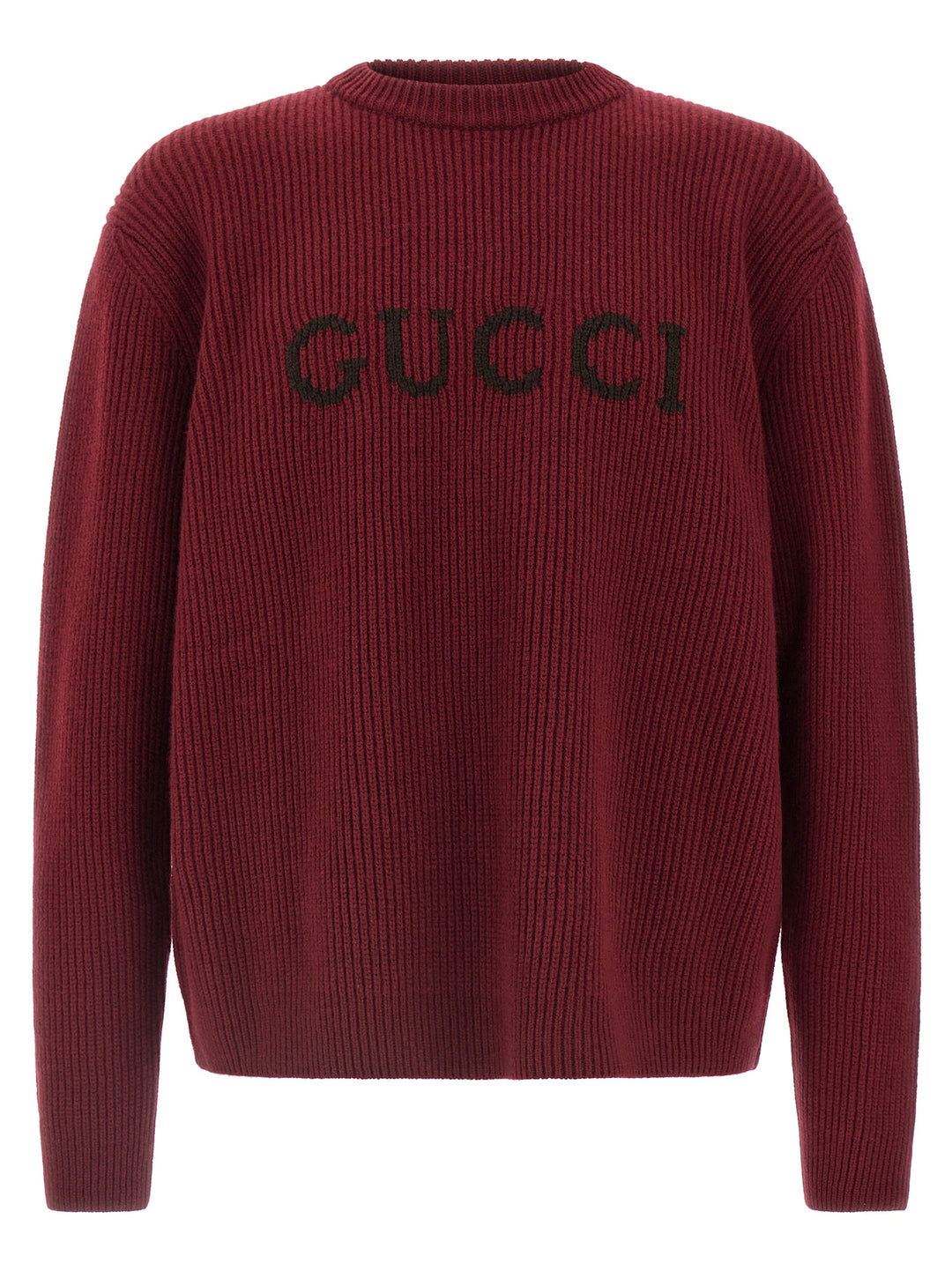 Gucci Gucci Intarsia Sweater Maglioni - Bordeaux | 583c0f8870f1ed9f81d5d4b377dc011ecac4a3de