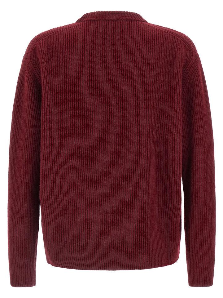 Gucci Gucci Intarsia Sweater Maglioni - Bordeaux | 706f3b062b67c5b11f00d76ead7b00e978f4d4d3