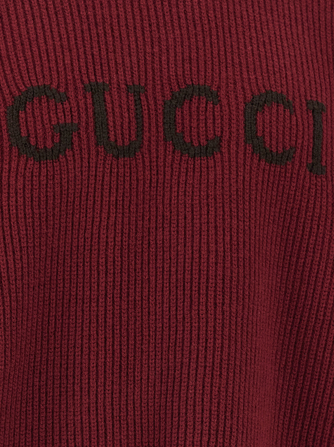 Gucci Gucci Intarsia Sweater Maglioni - Bordeaux | 91a50d223144ae160adbffa8af4fc7156440eca0