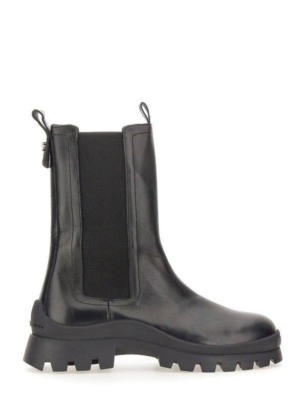 Bota de cuero