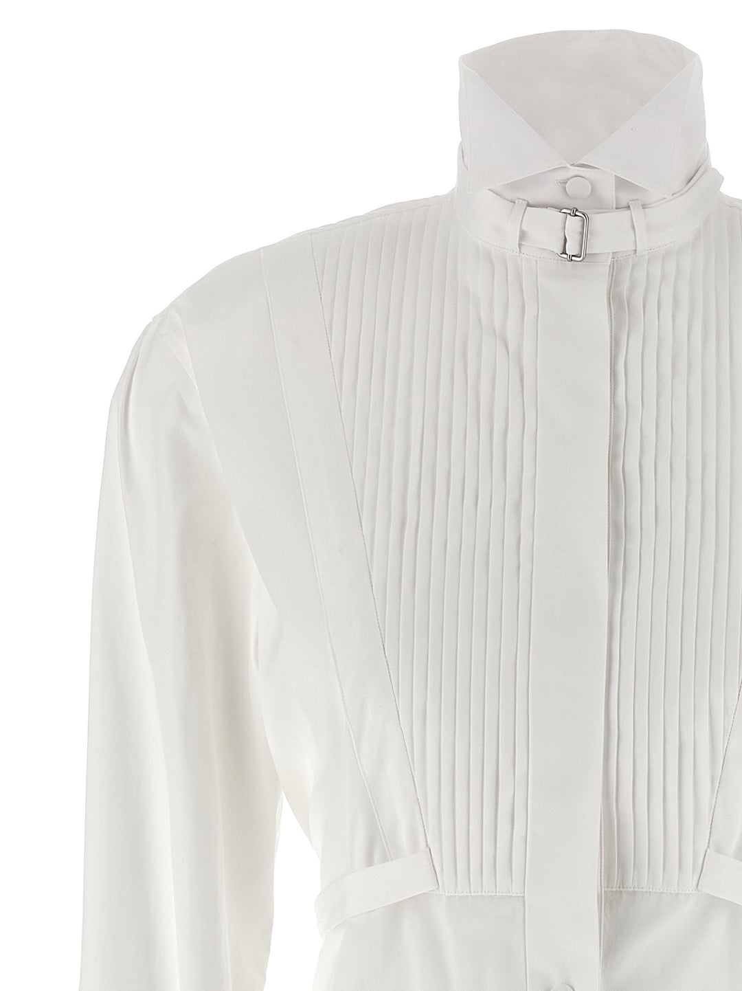 Mcqueen Tuxedo Chemisier Dress Abiti - Bianco | be0ce510130fec1dd9a69086b1890c40735e1194