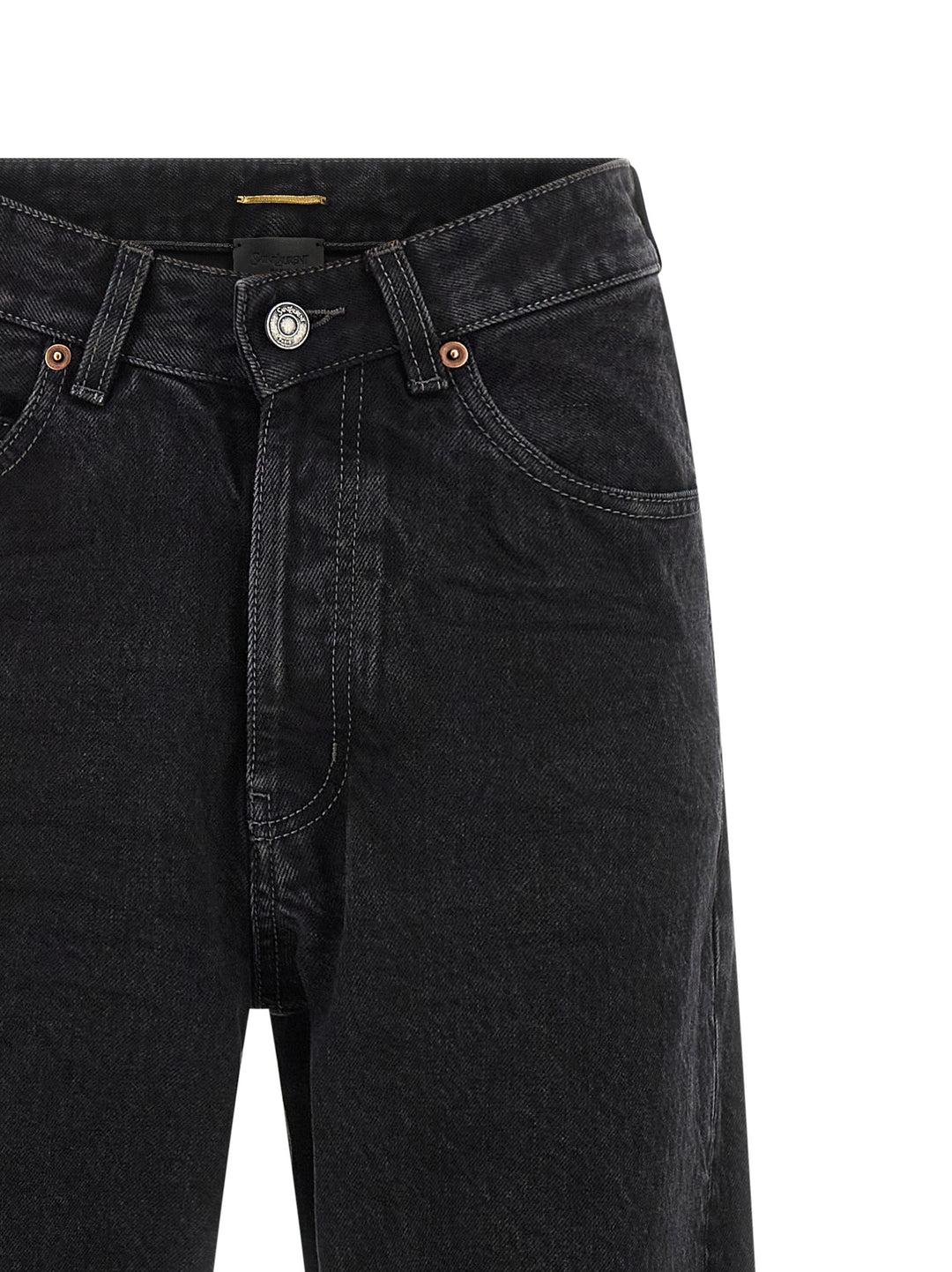 Saint Laurent V Waist Jeans - Nero | 01f713b7ac61ff59f9278f0df29ac499ffac52d5