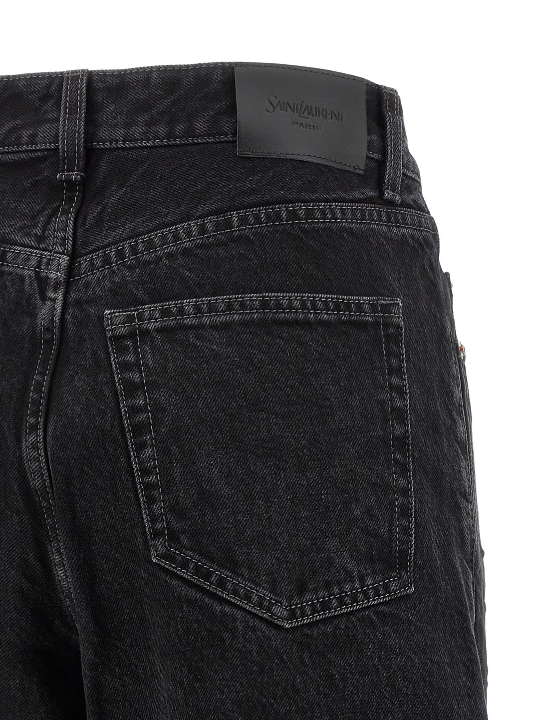 Saint Laurent V Waist Jeans - Nero | 9e1be3f54ca325b067e32ab901ebea1d9cc9a660