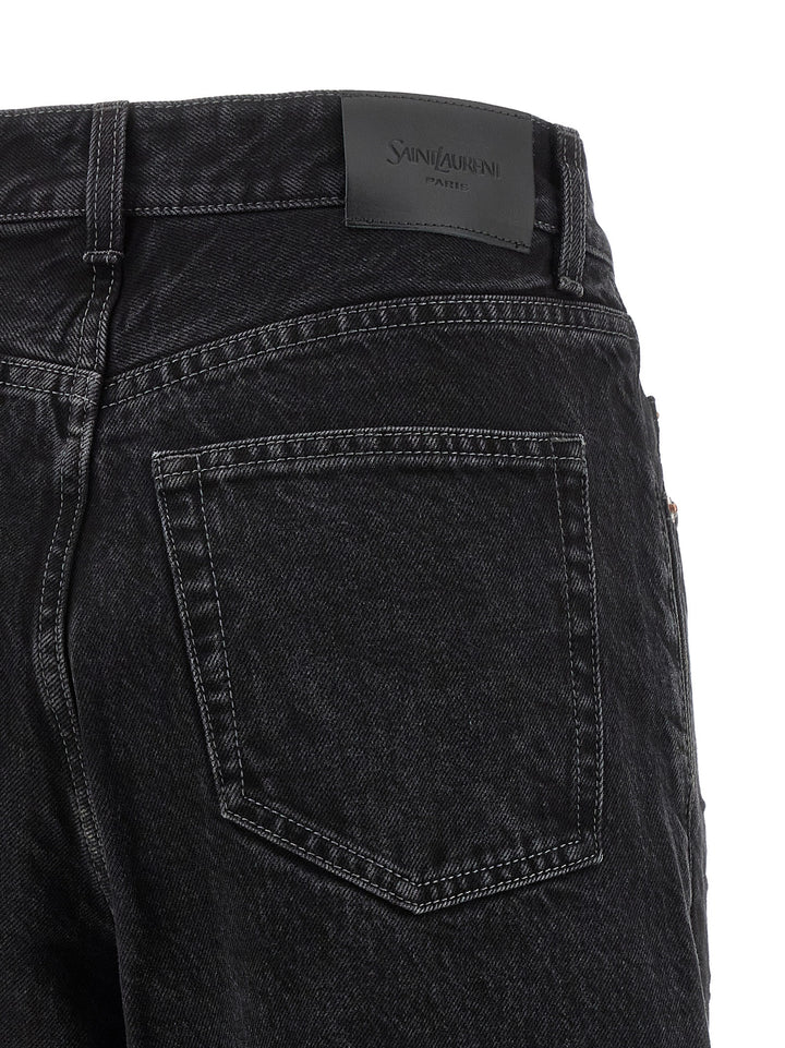 Saint Laurent V Waist Jeans - Nero | 9e1be3f54ca325b067e32ab901ebea1d9cc9a660