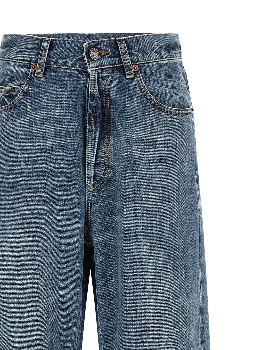 Saint Laurent V-Shaped Waist Jeans - Celeste | 243b79db1c3a6da13649ed83f33c90c7b3c7d087