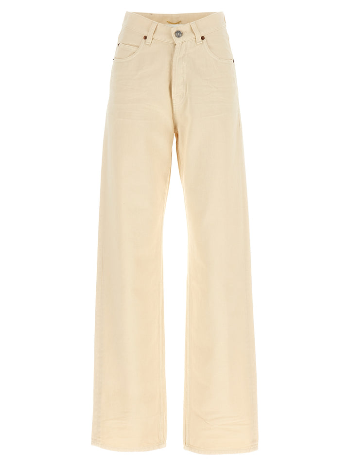 Saint Laurent V-Shaped Waist Jeans - Beige | a41a83f400365858be87b2fb7711ffb78e52efc3