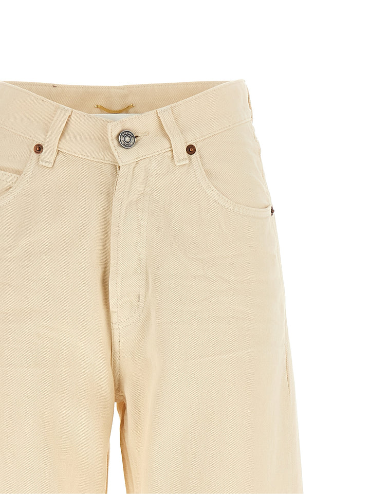 Saint Laurent V-Shaped Waist Jeans - Beige | 61f3e93046c44bf70e4cc5d382b47e7ee05be76c