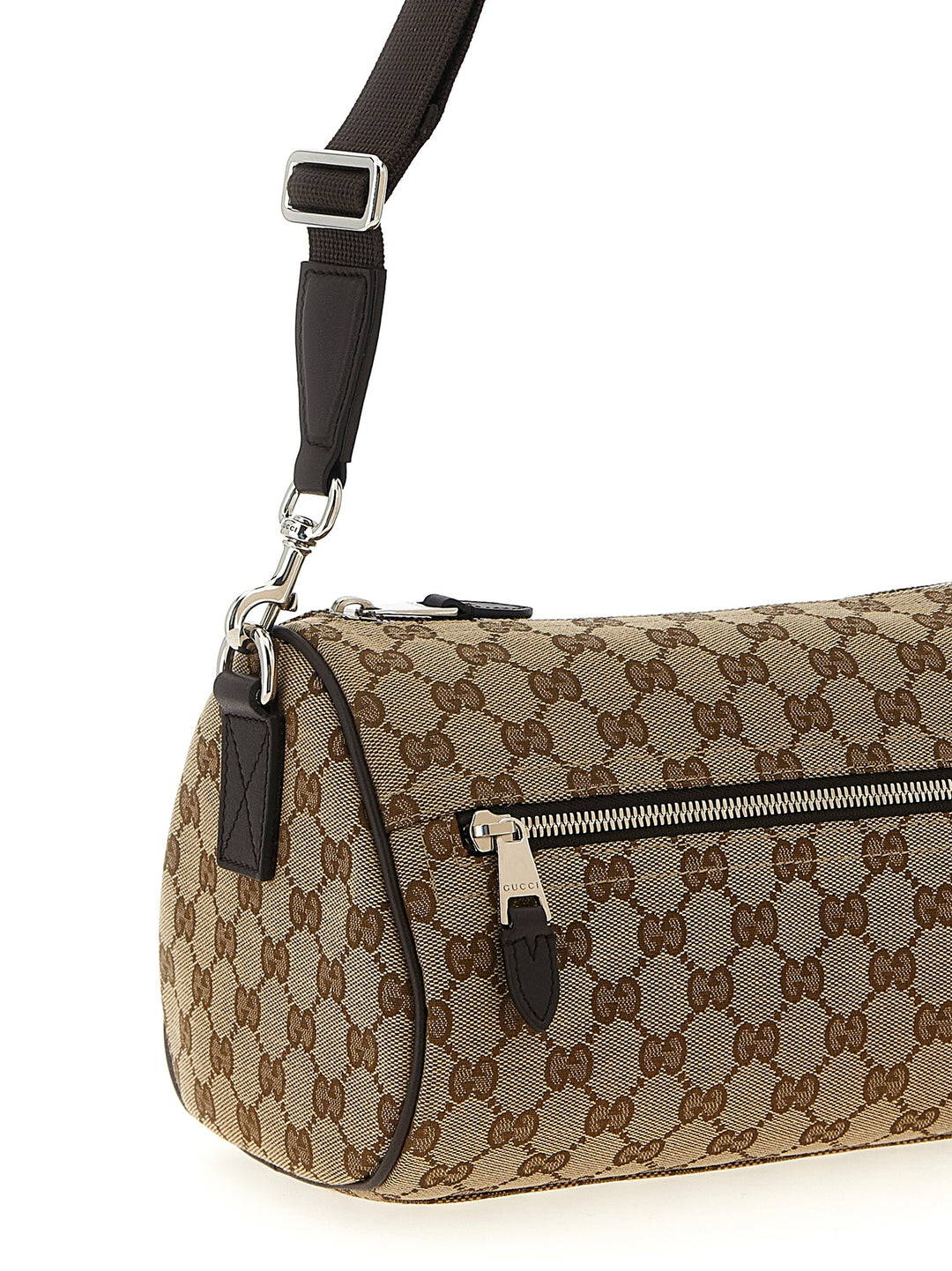Gucci Small Gg Cylindrical Shoulder Strap Borse a Tracolla - Beige | aadf57f3f81ba9fbe895d48bd2686aabe602527b