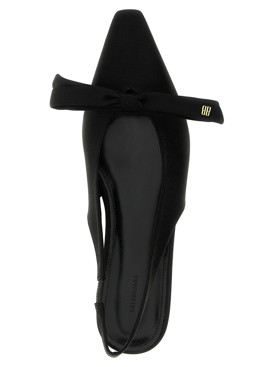 Balenciaga Nano Bow Sling Flat shoes - Nero | 16b1bb70e85cc3e2af6c3fc7e30fcd10aa247d7f