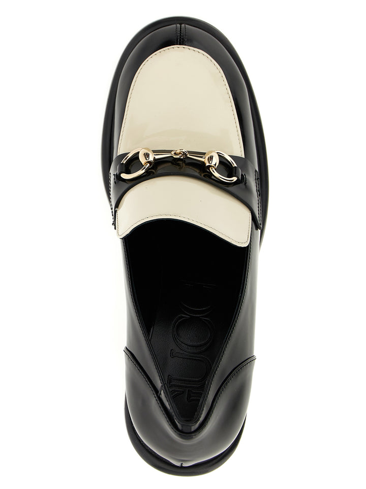Gucci Morsetto Mocassini - Bianco/Nero | 68d111c86a576e35637f8fea7b6caee3ac696908