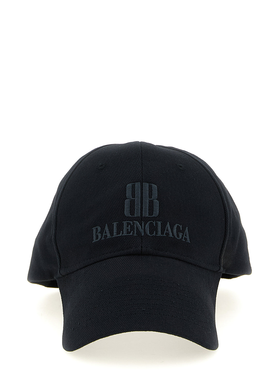 Balenciaga Logo Embroidery Cap Cappelli - Nero | f32b56438e3020f5016f306567829b5aef62a156