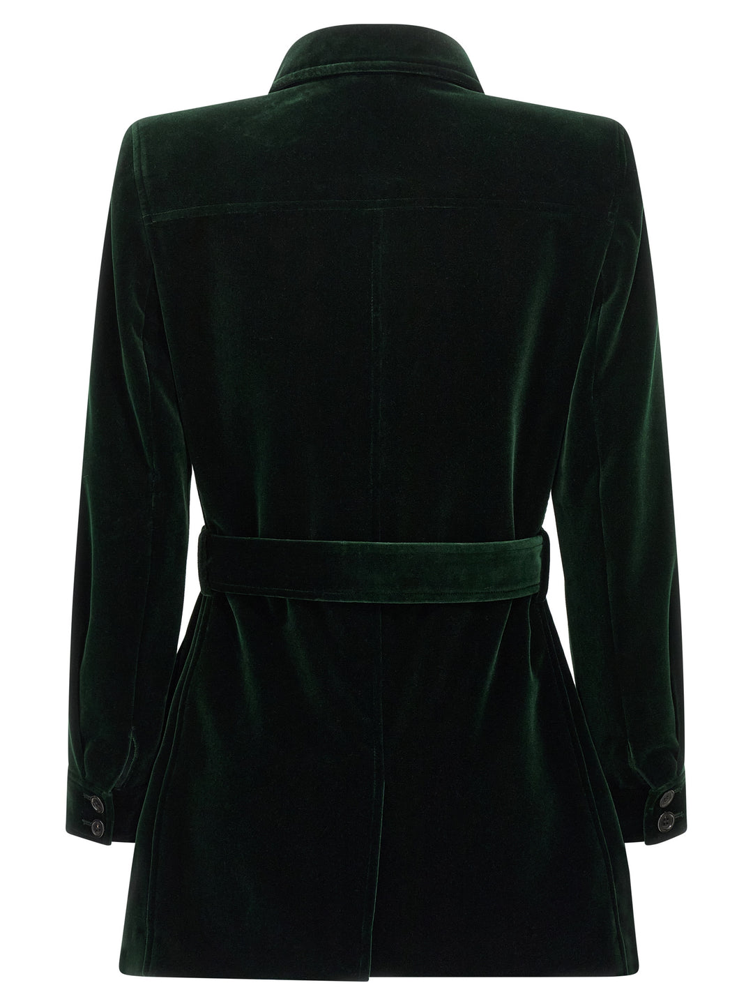 Saint Laurent Saharan Jacket Puffer Jackets - Verde | c692a35d0f2f2fd48a87d23908e4db8eb633b30b