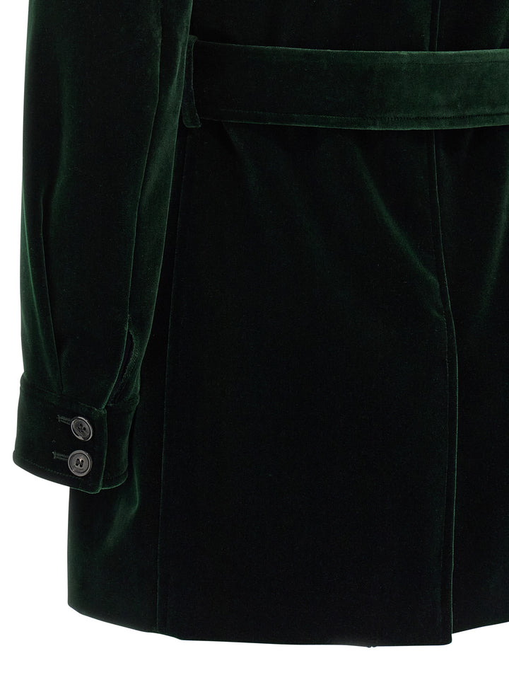 Saint Laurent Saharan Jacket Puffer Jackets - Verde | b82f87ebebd05e784f4a5ef9e6c80da43826cab0