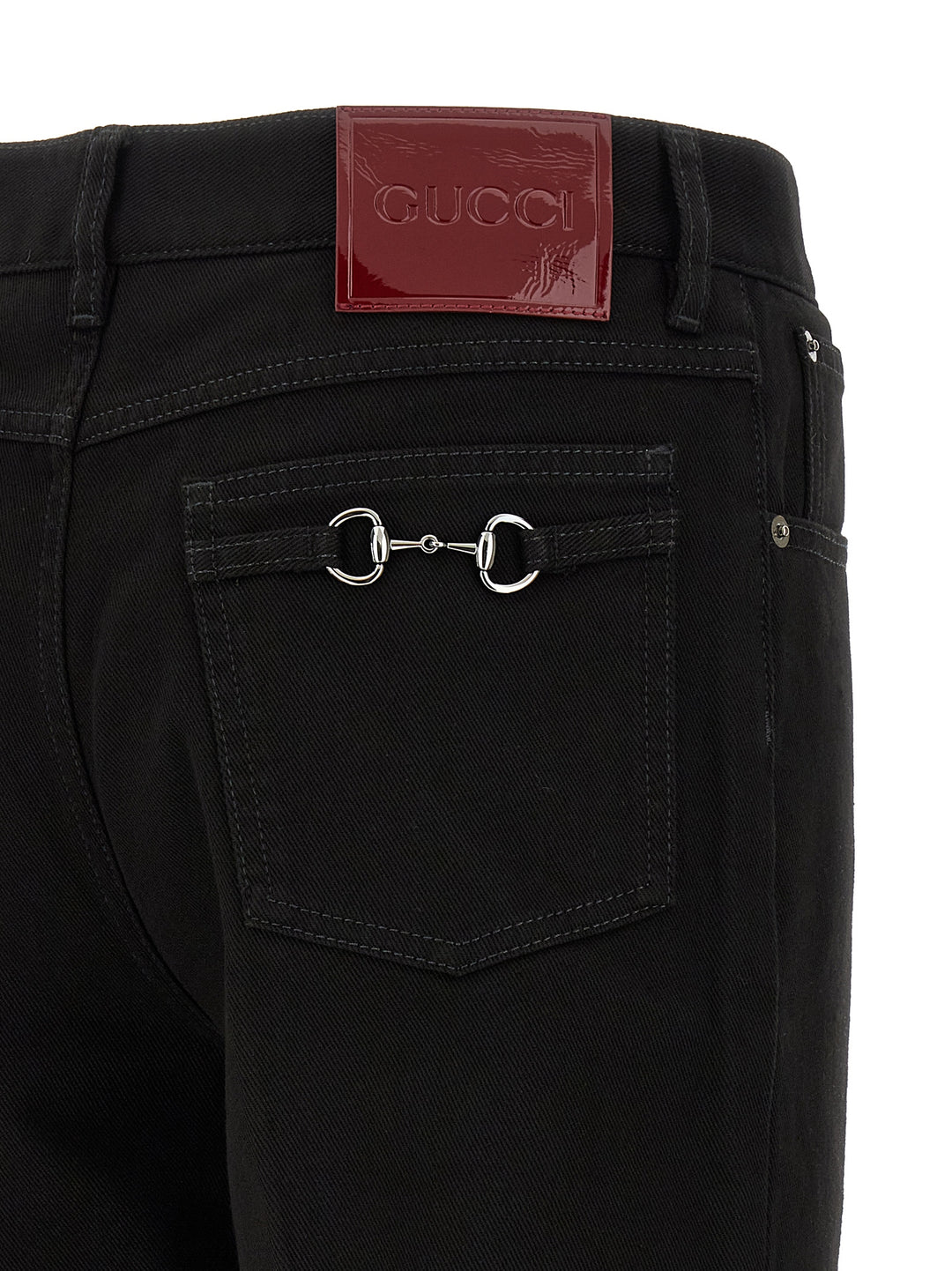 Gucci Morsetto Jeans - Nero | c2c339214422473944eb171e471ea312ba7dcde0