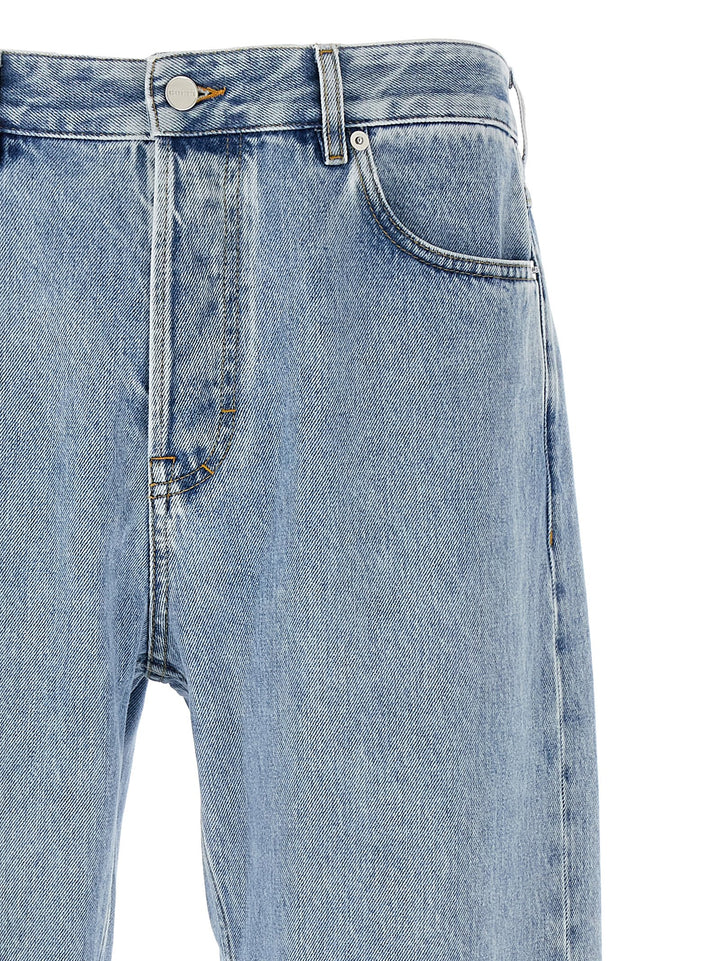 Gucci Gg Insert Jeans - Blu | c90be68f76515bc68d8e79d8c69d79aded1d5b88