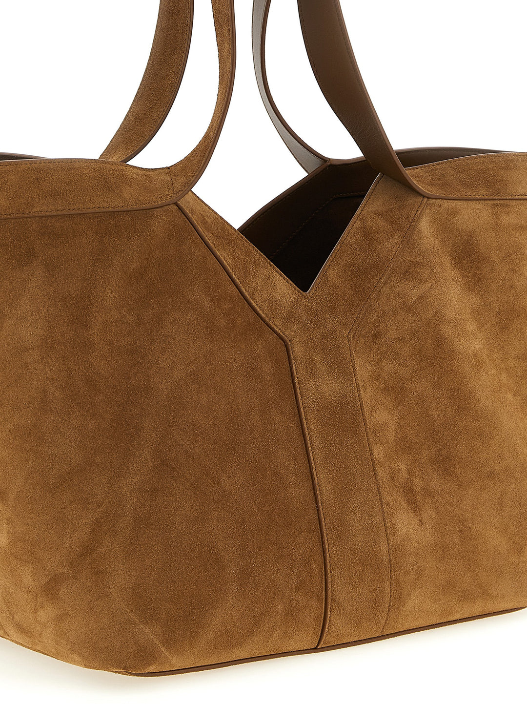 Saint Laurent Y Tote - Marrone | e43bd2557e2f24f9661a600f68c3a7107972b631