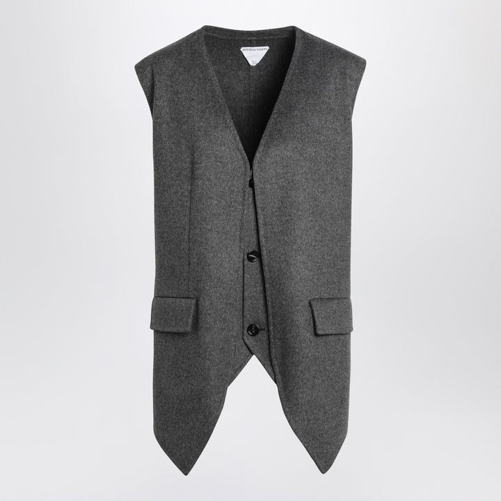 Bottega Veneta Vests - Grey | 199711fa423766bcda2f78c8742254f73fd15270
