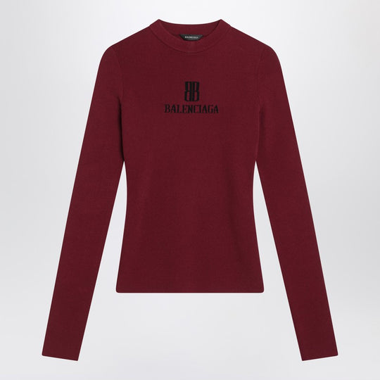 Ribbed Burgundy Nano Bb Sweater