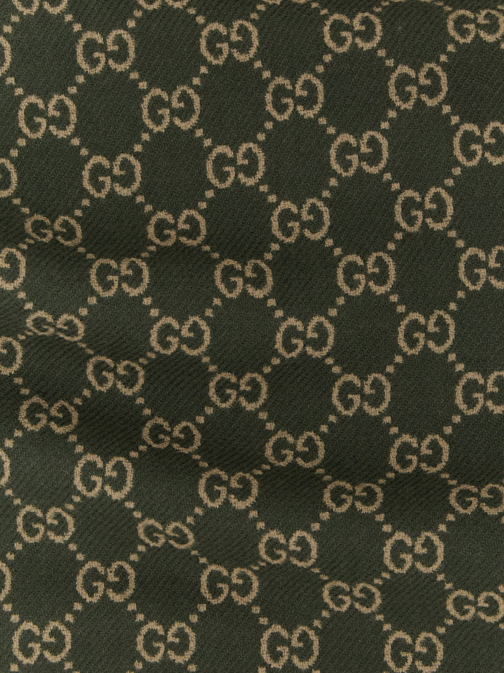 Gucci Gg Jacquard Scarf Sciarpe - Verde | 28fad6d25482291d01b432b915c3608955538259