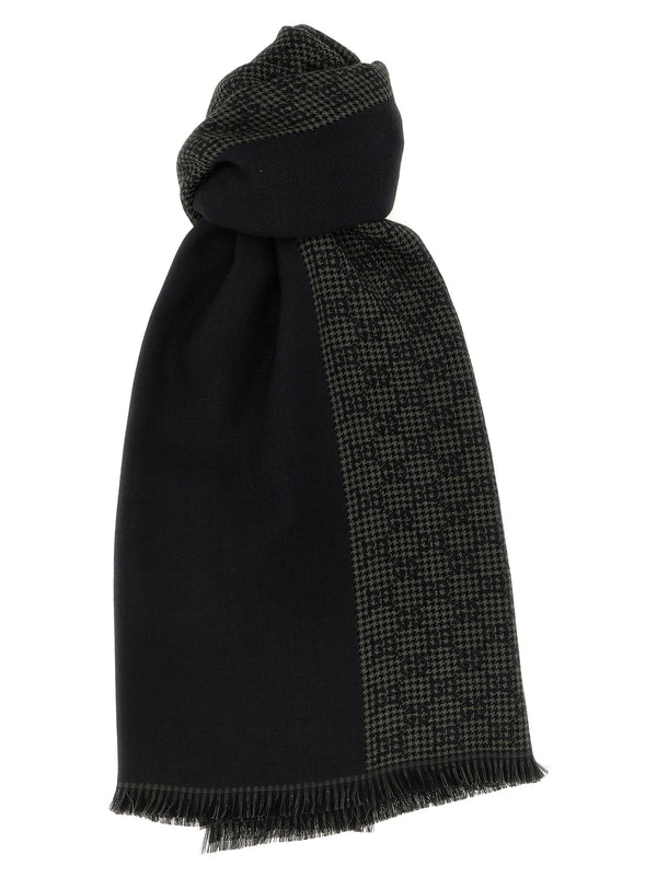 Wool Silk Scarf Multicolor