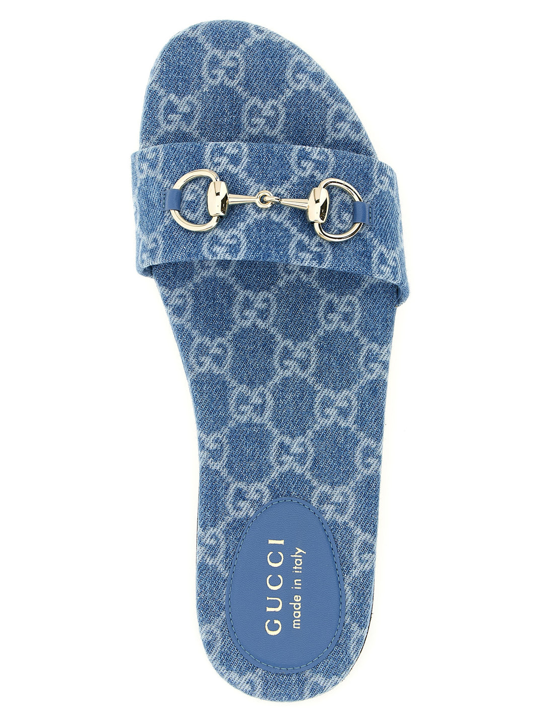 Gucci Morsetto Sandali - Celeste | 4b2bc6325e475cb69fcf2beeaf20cbf8751a8d66