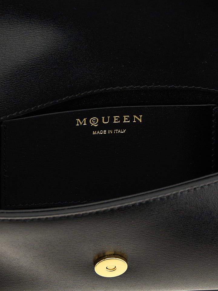 Mcqueen Skull Flower Borse a Tracolla - Nero | aa1873c4a0802f5bccd50bd4f99e20038bcc3a91