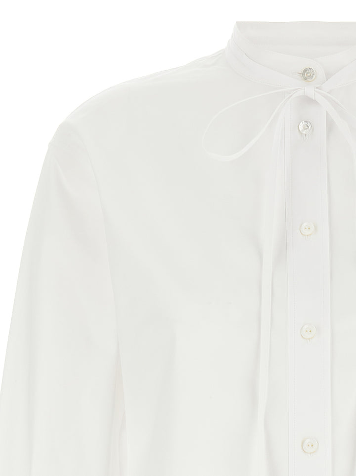 Gucci Double G Embroidery Shirt Camicie - Bianco | bc7453058be00966d998ba841f1250ba021f98f0